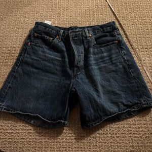 Levi-s Women's Blue and Navy Shorts